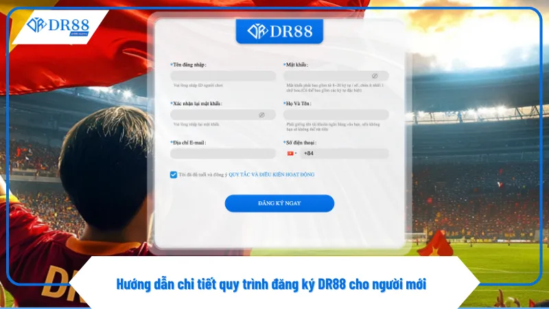 Nhập chính xác toàn bộ thông tin cá nhân theo biểu mẫu yêu cầu